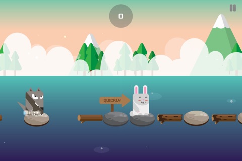 Rabbit Emoji Hop screenshot 2