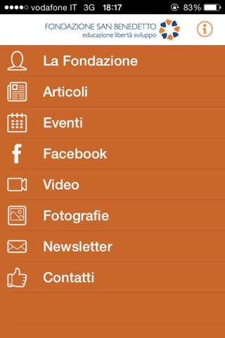 Fondazione San Benedetto - App Ufficiale screenshot 2