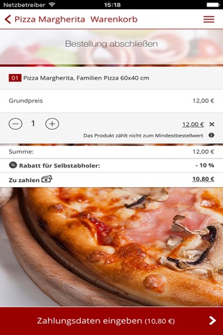 Pizzeria Roma Hagen screenshot 3