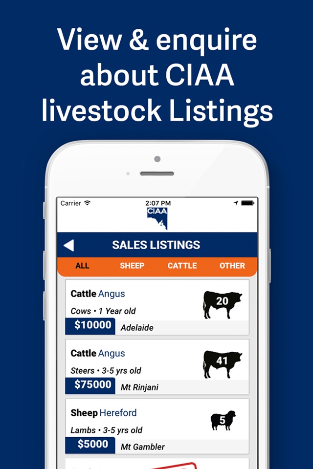 CIAA Livestock Manager screenshot 3