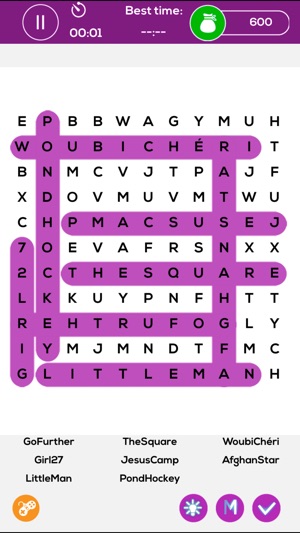 Search Movie Name Puzzles - Mega Word Se