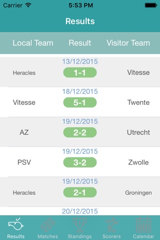 InfoLeague - Dutch Eredivisie screenshot 2