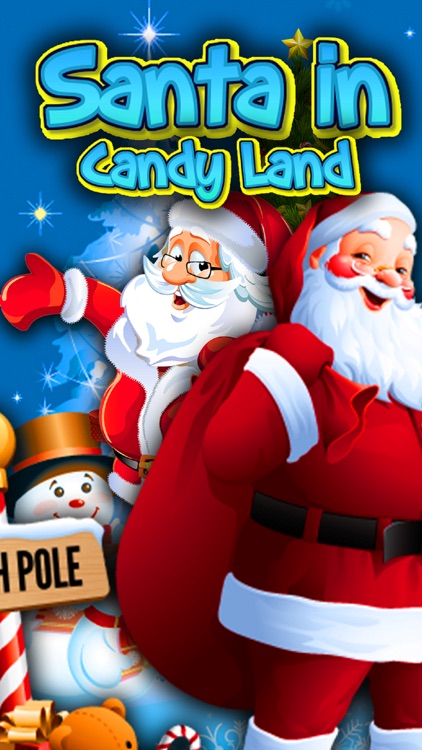 Santa in Candy Land