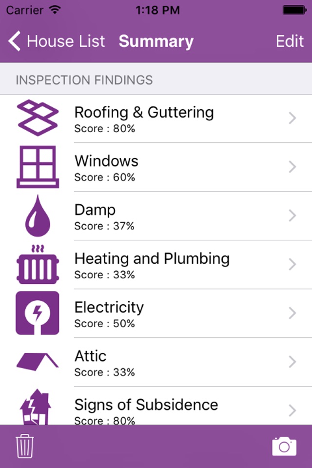 House Inspector  - The home buyer checklist and property visit toolkit. screenshot 2