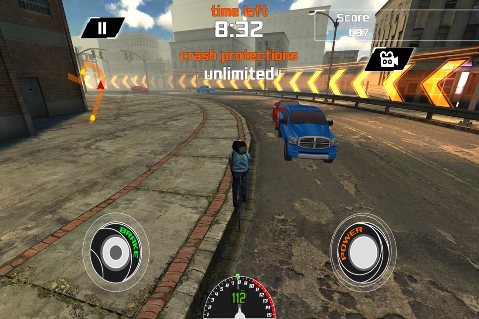 City Bike Messenger 3D - eXtreme Road Bicycle Street Racing Simulator Game FREE screenshot 2