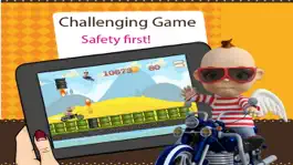 Game screenshot Angel Child Racing - Little chic cupid baby with motorbike hack