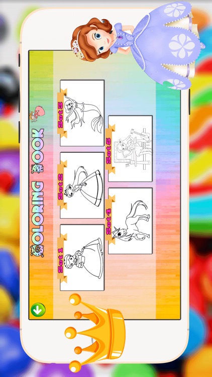 Princess Coloring Book -  All In 1 Fairy Tail Draw, Paint And Color Games Hd For Good Kid