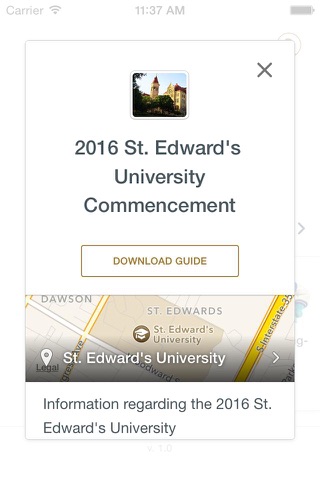 St. Edward’s University screenshot 2