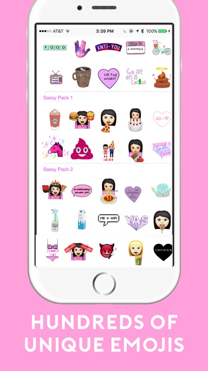 Sassmoji Pro - Sassy Emoji Keyboard For Bae BFF stickers texting!