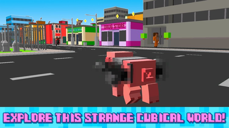 Blockhead Pig City Rampage 3D Full