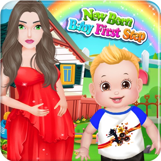 Newborn Baby First Steps girls games iOS App