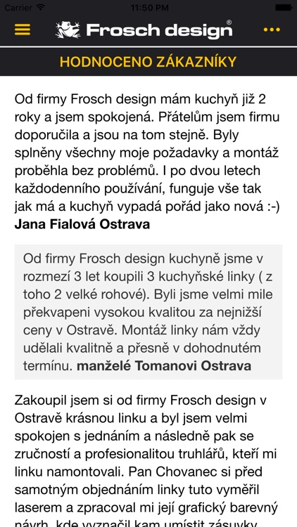 Frosch design screenshot-3