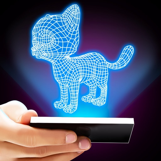 Hologram 3D Cat Prank iOS App