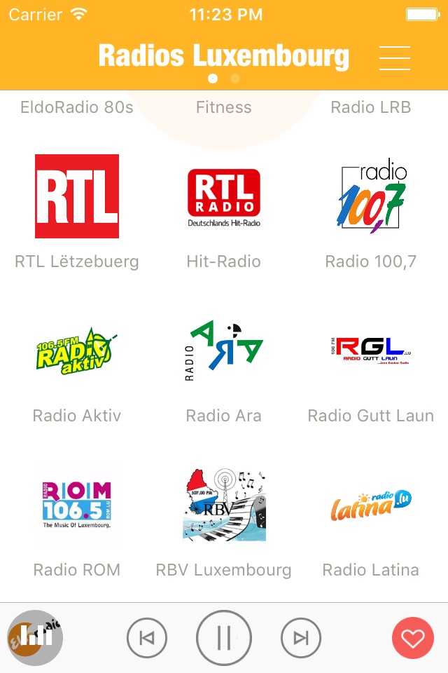 Radios Luxembourg FM (Luxemburg Live Stream Radio) screenshot 2