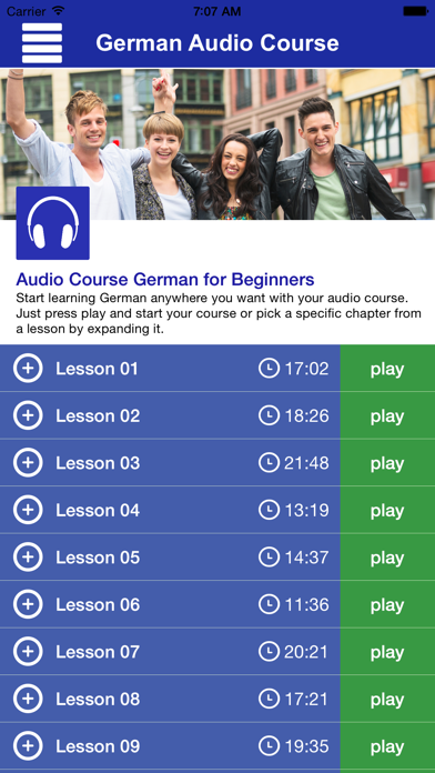How to cancel & delete German Audio Course by DeutschAkademie from iphone & ipad 1