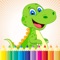 Dinosaur coloring book for kids