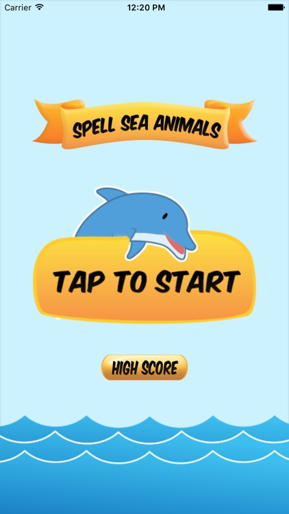 Sea Animals Theme Puzzle Game & Spell Checker