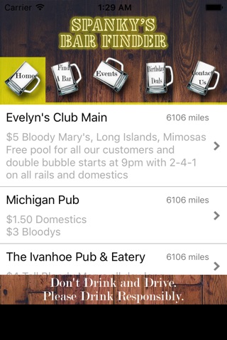 Spanky's Bar Finder screenshot 2