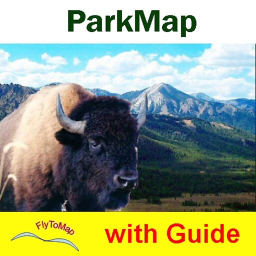 Bryce Canyon National Park gps and outdoor map with Guide