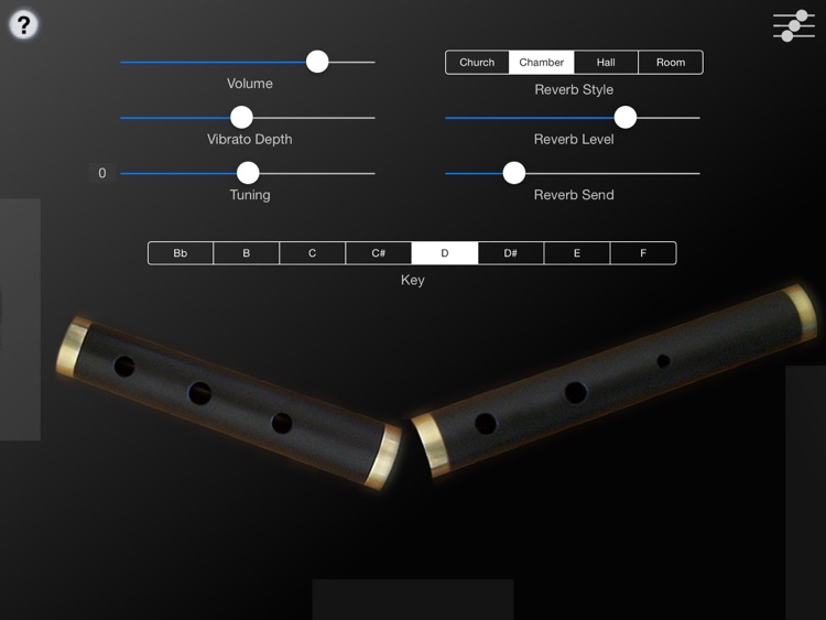 Irish Flute Pro - Traditional Wooden Flute in Multiple Keys + Effects (Landscape Style)