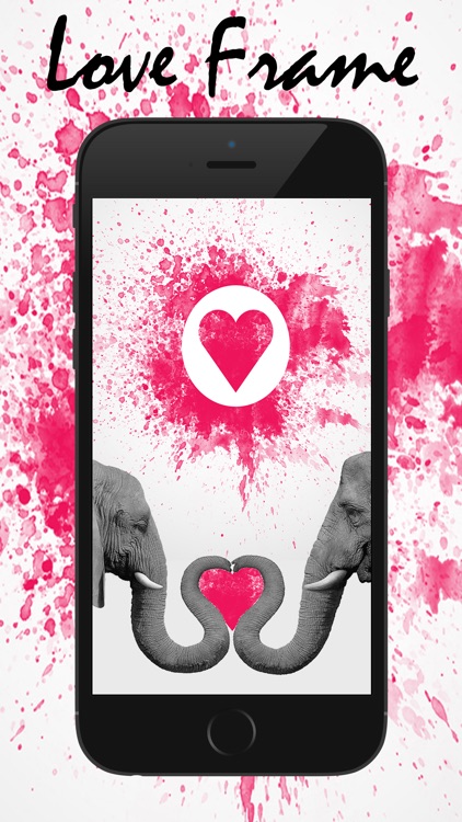 Love Frame - Valentinesday - Marriage collage - Camera Editor