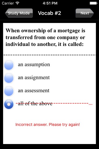 Real Estate Vocabulary Quiz - Broker Exam Prep screenshot 3