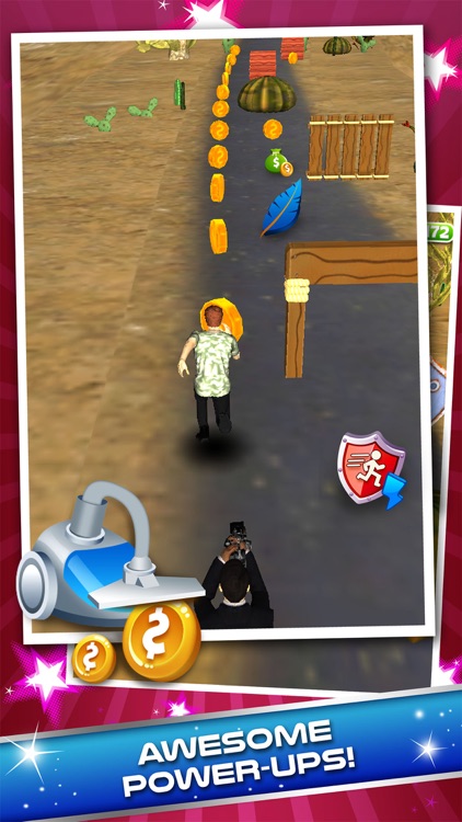 Hollywood on the Run - 3D jumping party runner dorm games! screenshot-3