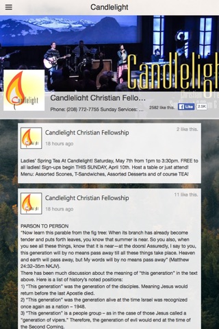 Candlelight Fellowship screenshot 2