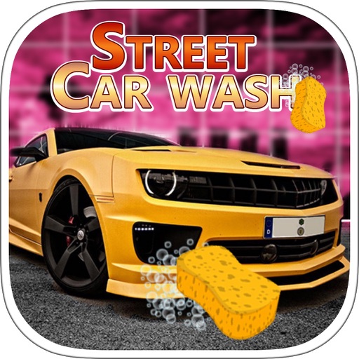 Street Car Wash Kids Game Icon