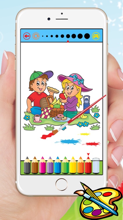 My Family Coloring Book Drawing Painting for kids free game