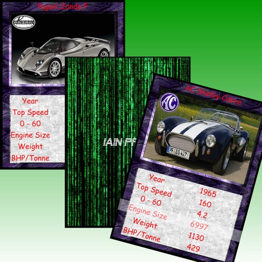 Supercar Card Game