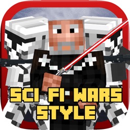 Sci Fi Wars Style 3D Skins For Minecraft PE