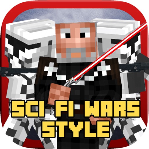 Sci Fi Wars Style 3D Skins For Minecraft PE icon