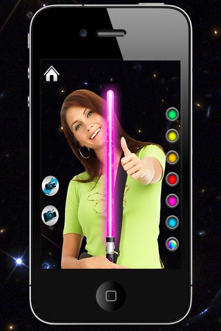 Lightsaber of galaxies - Simulator of laser swords screenshot 3