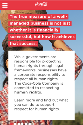 Coca-Cola Human Rights screenshot 3