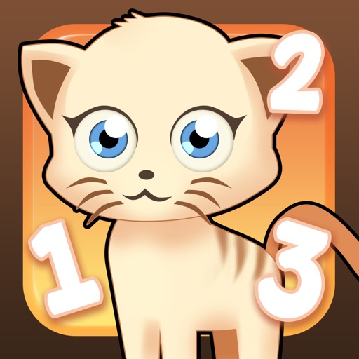 Number Kitty Cats : Cute and Adorable pets that helps kids.