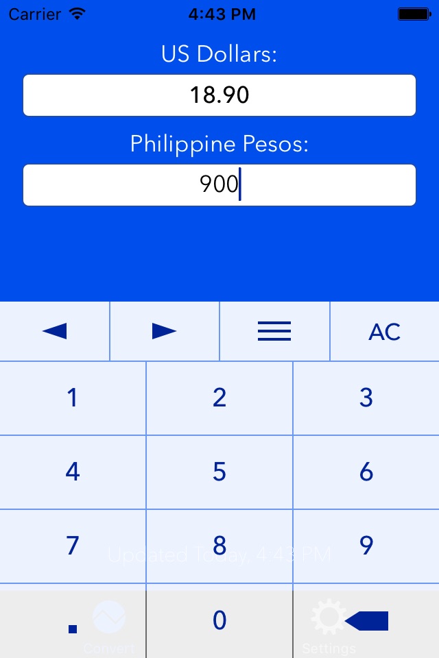 Philippine Pesos To US Dollars – Currency Converter (PHP to USD) screenshot 2