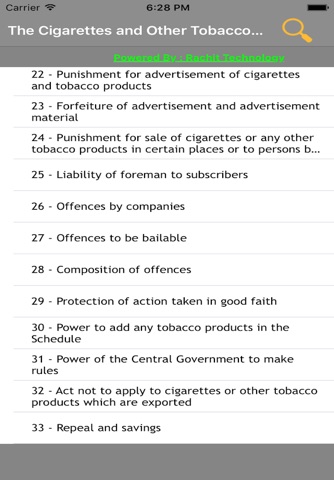 The Cigarettes and Other Tobacco Products Act 2003 screenshot 3