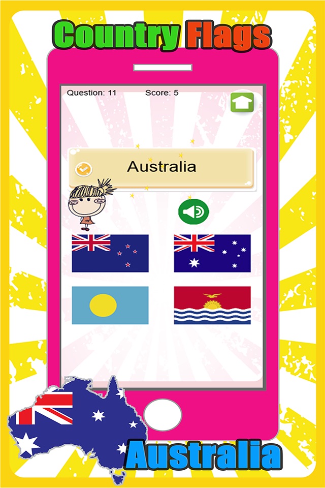 Australia Regions Country And Territory Flag Games screenshot 3