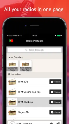 Game screenshot Pадио Португалия - Radio Portugal FREE apk