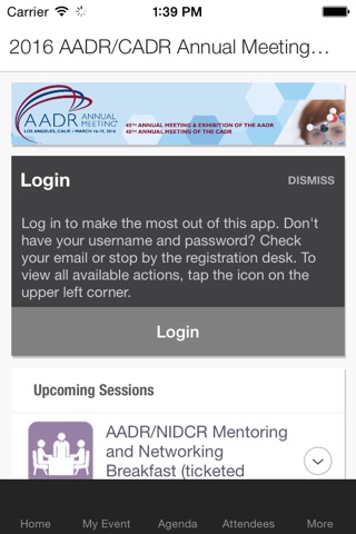 2018 AADR/CADR Annual Meeting screenshot 2