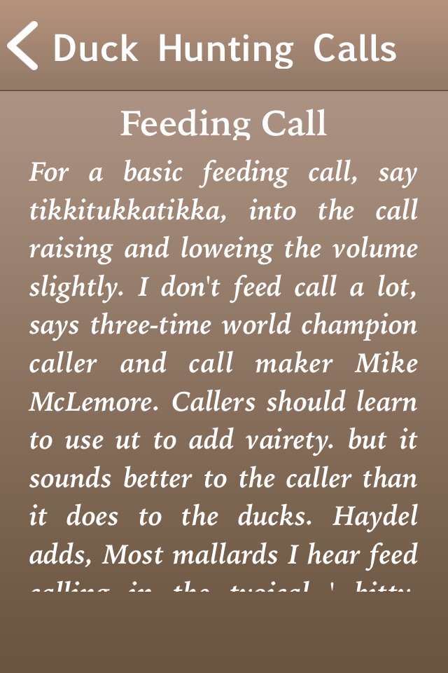 Duck Hunting Calls! screenshot 4