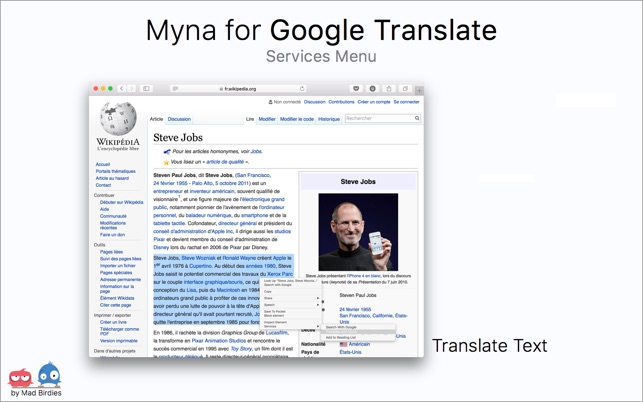 Myna For Google Translate On The Mac App Store