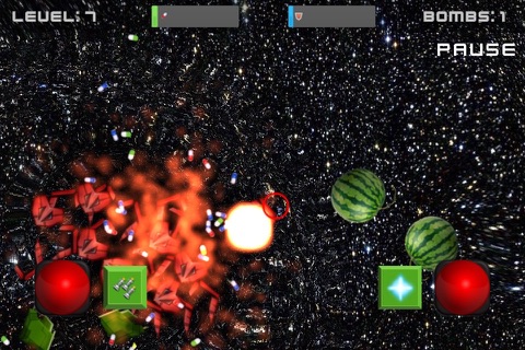Melon Attack - Asteroids that Splat screenshot 2