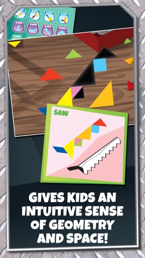 Kids Learning Puzzles: Family Handyman, Jr Tangram(圖2)-速報App