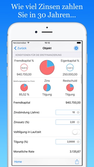 ImmoByte Baufinanzierung, Vergleich von Konditionen, Zins un(圖1)-速報App