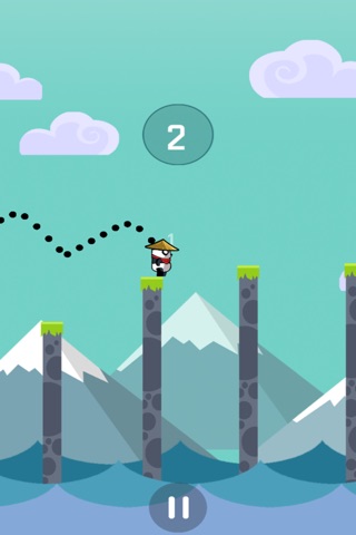 Spring Baby Ninja Panda - Stick Jumpy Hero (Pro) screenshot 3