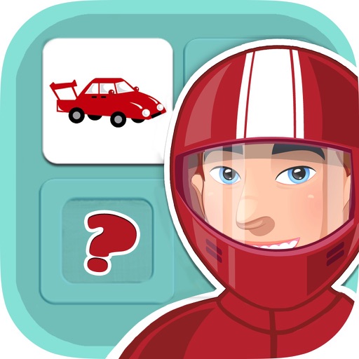 Memory game for children: memory cars. Learning game for boys Icon