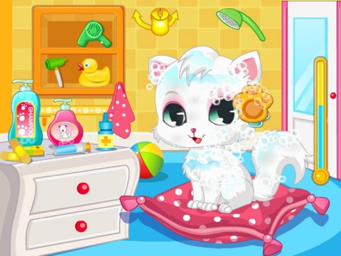 Pet Cat Spa And Salon Games HD - The hottest pet spa hair salon games for girls and kids! screenshot 3