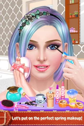 Fun with Pets: BFF Beauty Salon Day - Spa, Makeup & Dressup Makeover Game for Girls screenshot 3